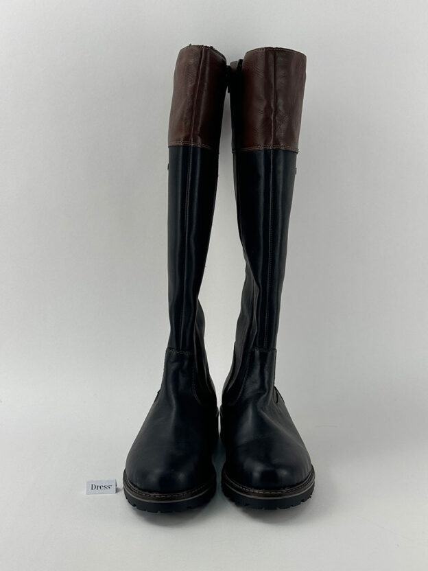 Pre-Owned Remonte R6581-02 Black Zipper Boots Size 39 (UK 6) - Image 2