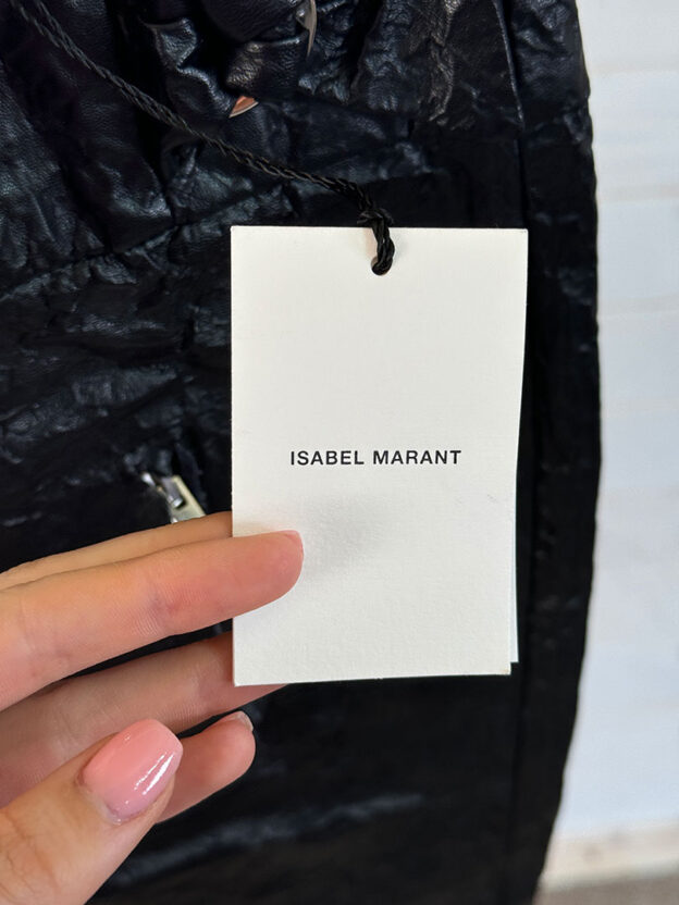 Isabel Marant Faux Leather Skirt Size 38 (UK 10) - Image 4