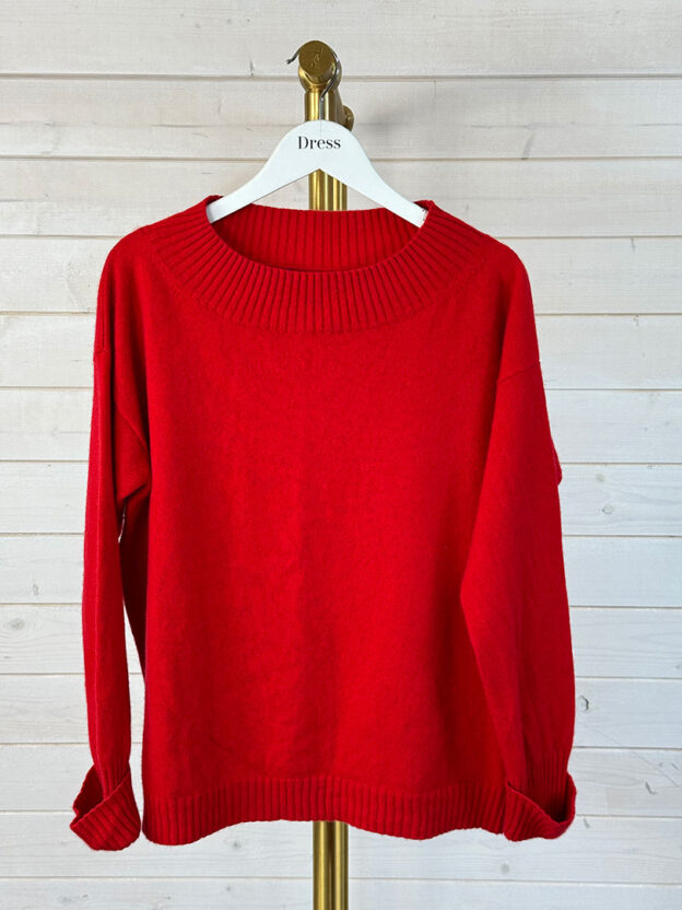 Pre-Owned Winser London 100% Cashmere Red Jumper Size M