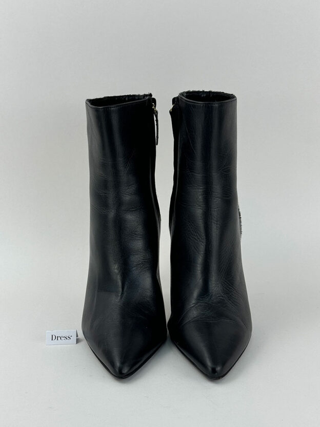 Pre-Owned LK Bennett Black Ankle Boots Size 41 (UK 7.5-8) - Image 2