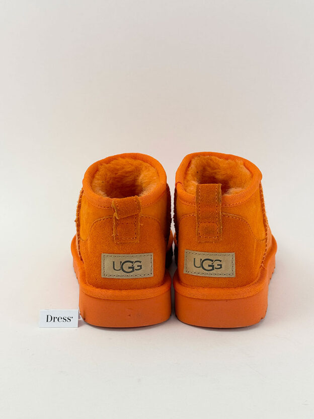Pre-Owned UGG Orange Ultra Mini Boots Size 37 (UK 4) - Image 4
