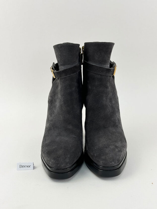 Tods Suede Block Ankle Boots Size 37 (UK 4) - Image 2