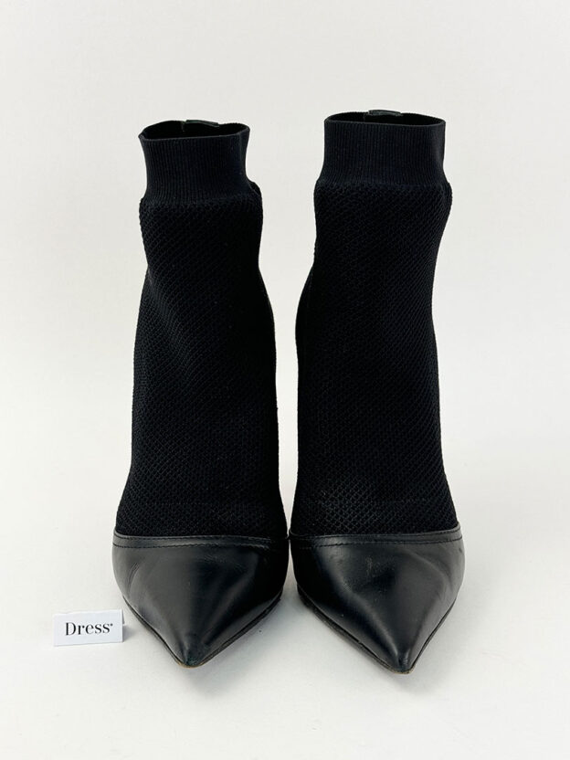 Pre-Owned Balmain Black Aurore Sock Boot Size 38 (UK 5) - Image 2
