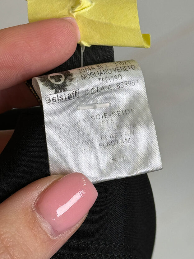 Belstaff Black Silk Blouse Size 42 (UK 10) - Image 5