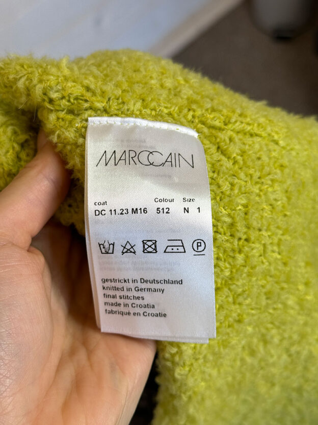 Marc Cain Green & Black Long Cardigan Size N1 (UK 8) - Image 3