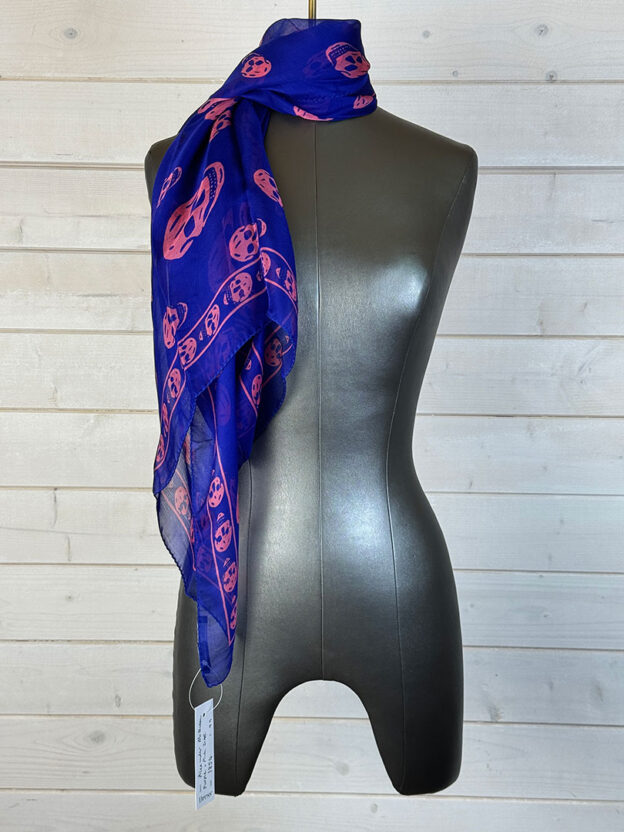Pre-Owned Alexander McQueen Purple & Pink Scarf - Image 2