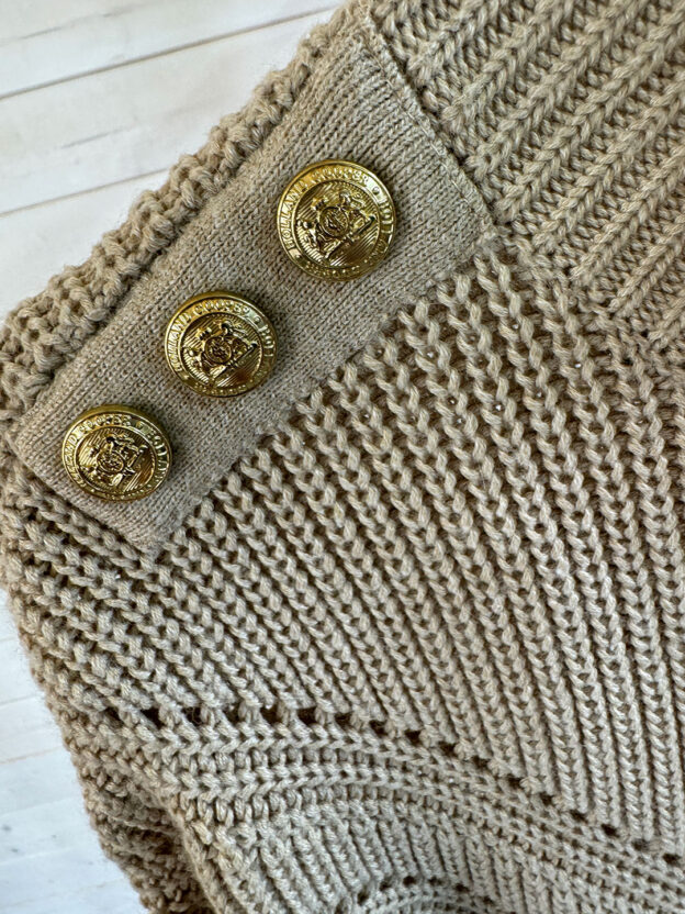 Pre-Owned Holland Cooper Beige Long Jumper Size S - Image 2