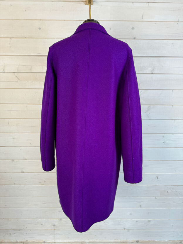 Harris Wharf London Purple Coat Size IT 42 (UK 10) - Image 2