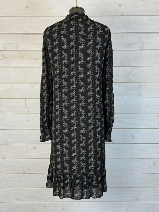 Marc Cain Black Zebra Dress Size N3 (UK 12) - Image 2