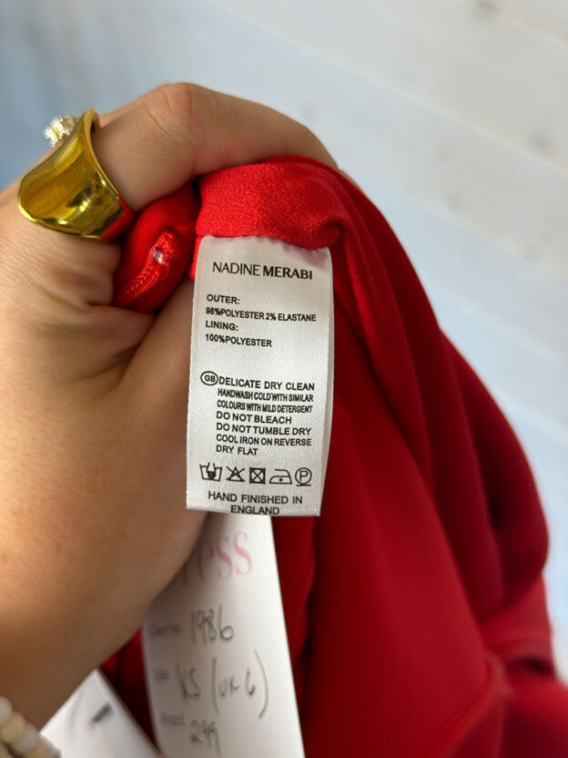 Pre-Owned Nadine Merabi Jasmine Cocktail Dress Size UK 6 Boxed - Image 4