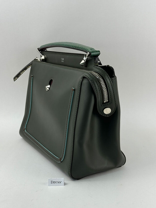 Fendi Dotcom Khaki Handbag - Image 2