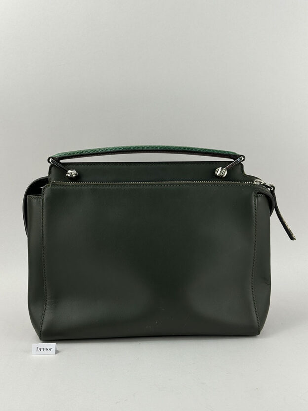 Fendi Dotcom Khaki Handbag - Image 3