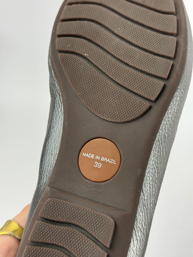 Carvela Silver Flat Pumps Size 39 (UK 6) - Image 3