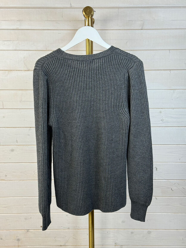 Pre-Owned Weill Grey Kit with Pink Diamante Collar Jumper Size 38 (UK 10) - Image 2