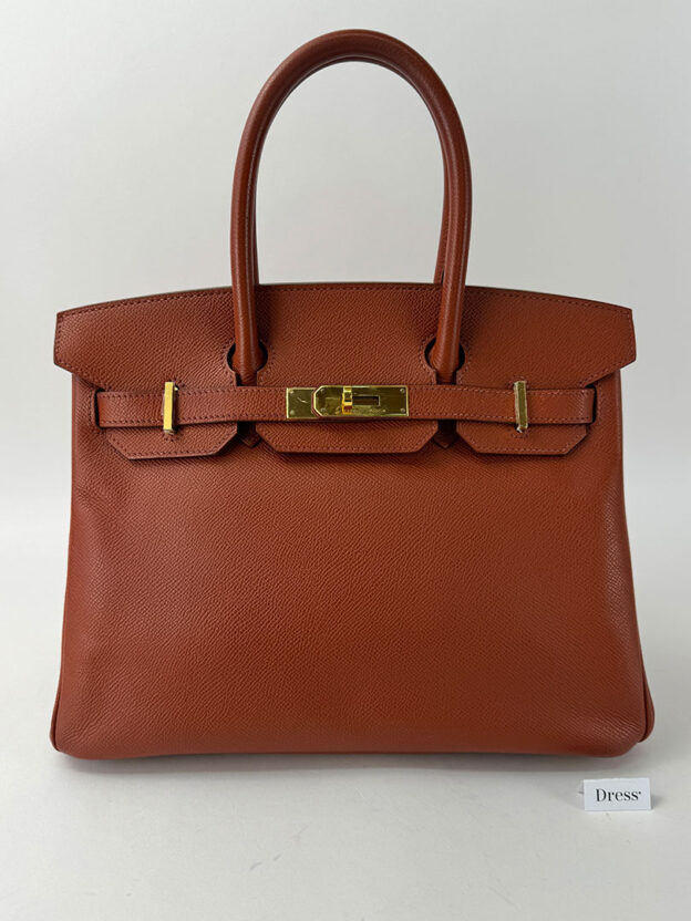 Hermes Rouge Birkin 30 - Image 3