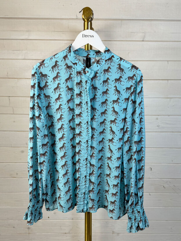 Marc Cain Zebra Blouse Size N1 (UK 8)