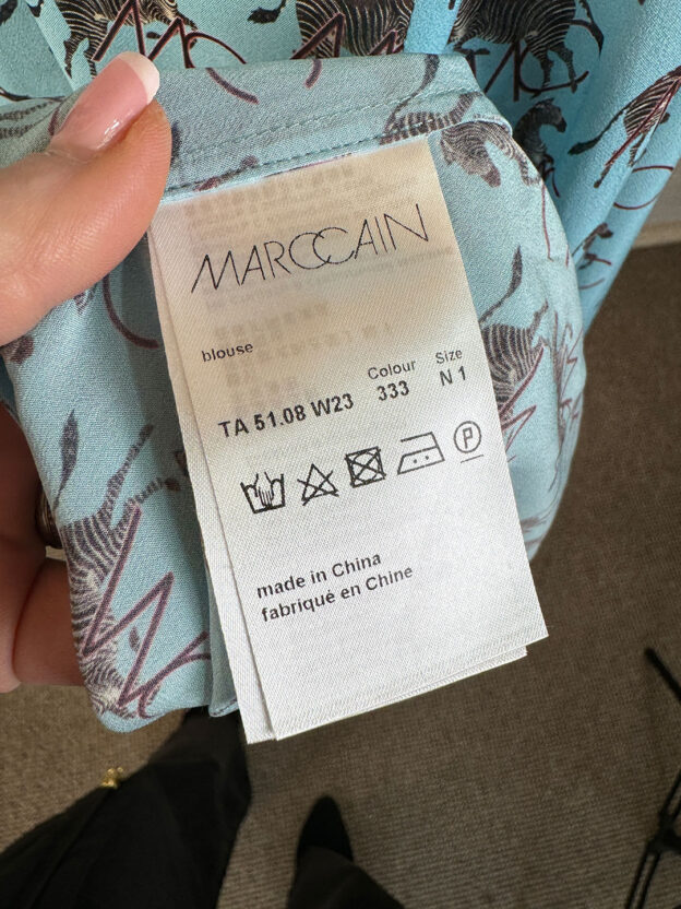 Marc Cain Zebra Blouse Size N1 (UK 8) - Image 4