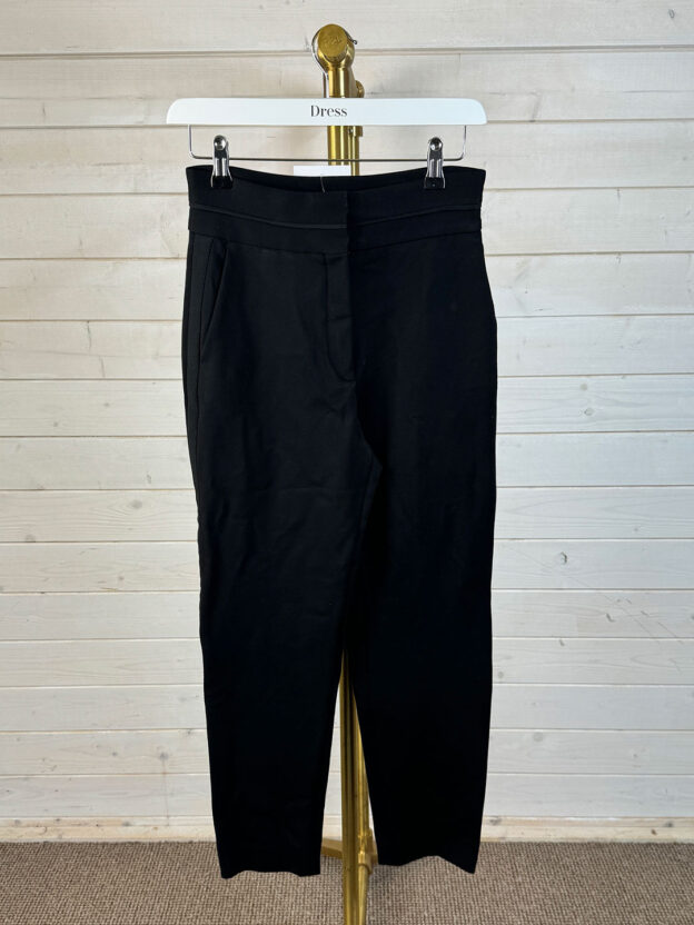 Pre-Owned Sandro Black High Waisted Trousers Size 34 (UK 6)