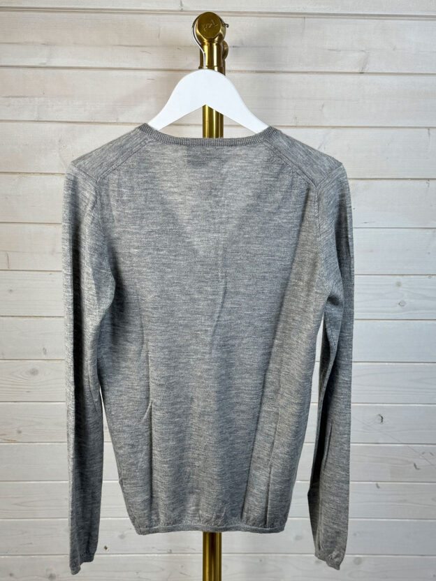 Pre-Owned Allude Pale Grey 100% Cashmere Cardigan Size S - Image 2