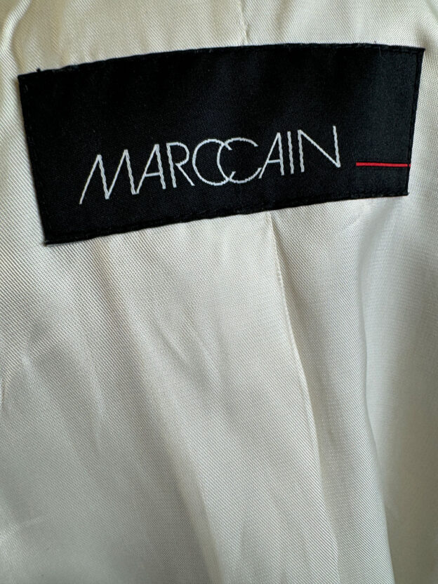 Marc Cain Cream Teddy Coat Size N2 (UK 10) - Image 4