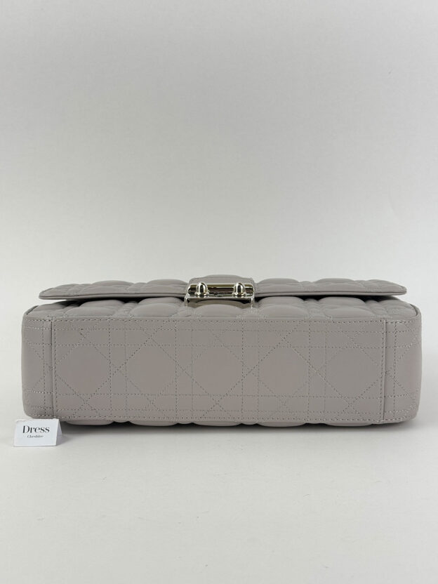 Dior Miss Dior Flap Grey Large Leather Shoulder Bag - Image 7