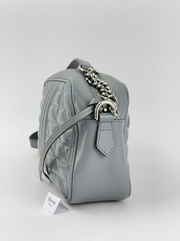 Gucci GG Marmont Leather Grey Crossbody Bag - Image 2