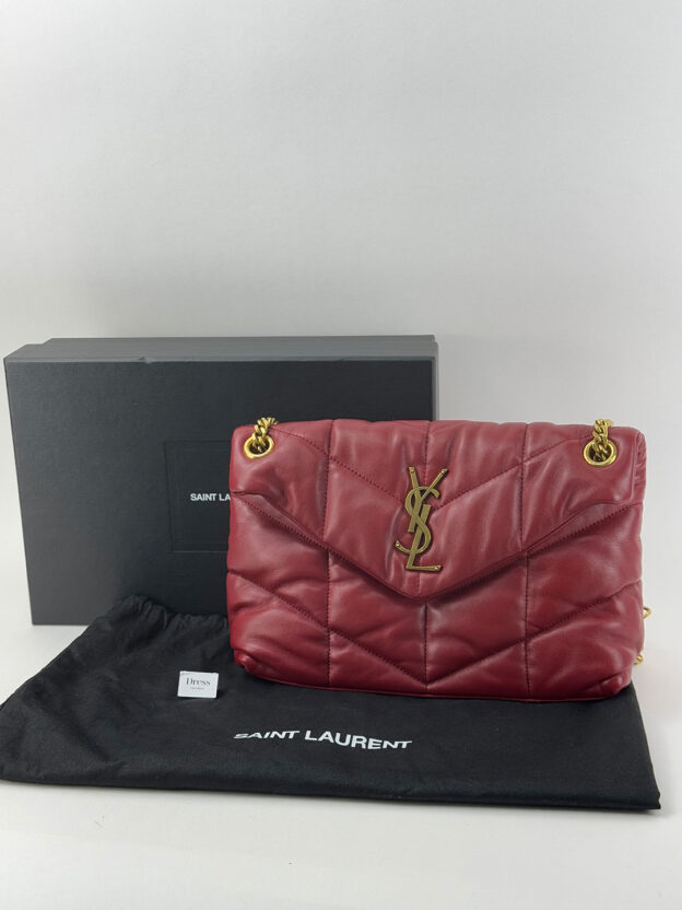 YSL Puffer Loulou Red Handbag - Image 2