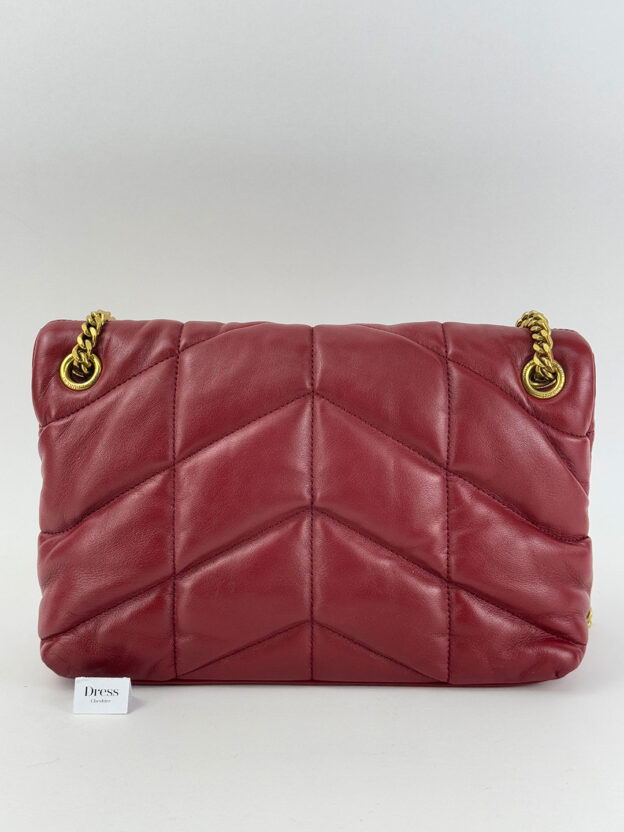 YSL Puffer Loulou Red Handbag - Image 5