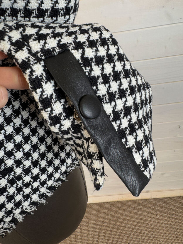 Pre-Owned Claudie Pierlot Houndstooth Jacket Size 36 (UK 8) - Image 3