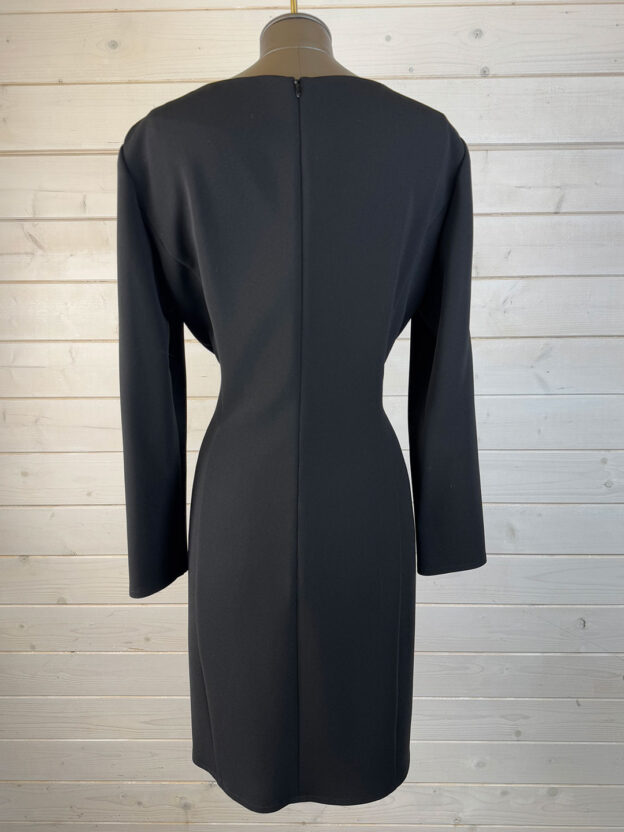 Pre-Owned Boutique Moschino Black Ribbon Dress Size 12 - Image 3