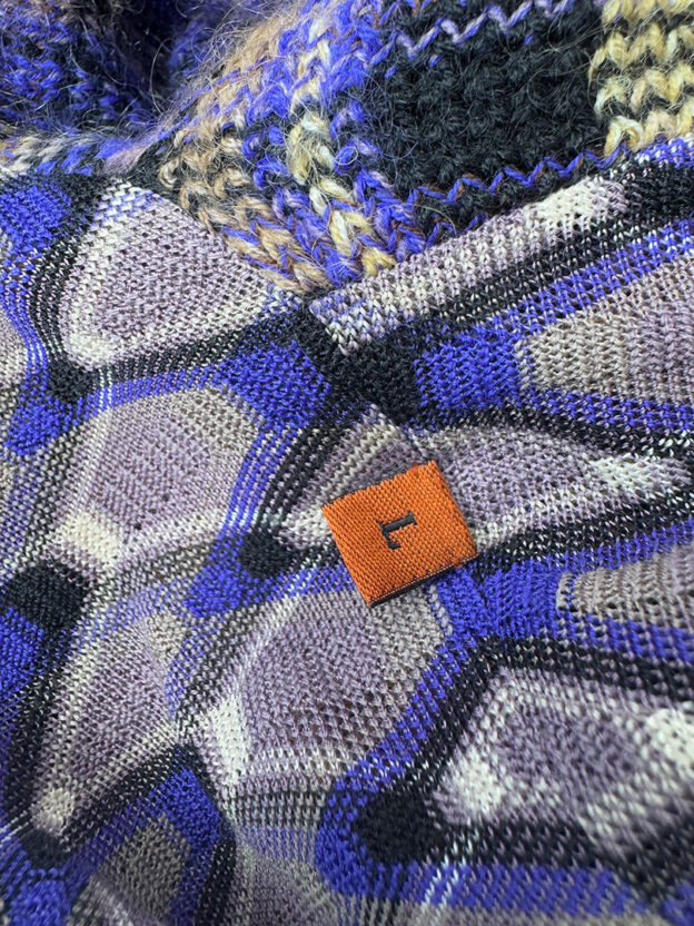 Missoni Multicoloured Wool & Mohair Poncho One Size - Image 4