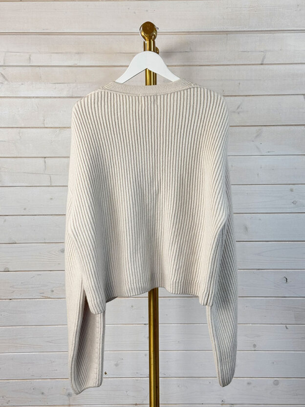 H&M Beige Wool & Cashmere Cardigan Size S - Image 2