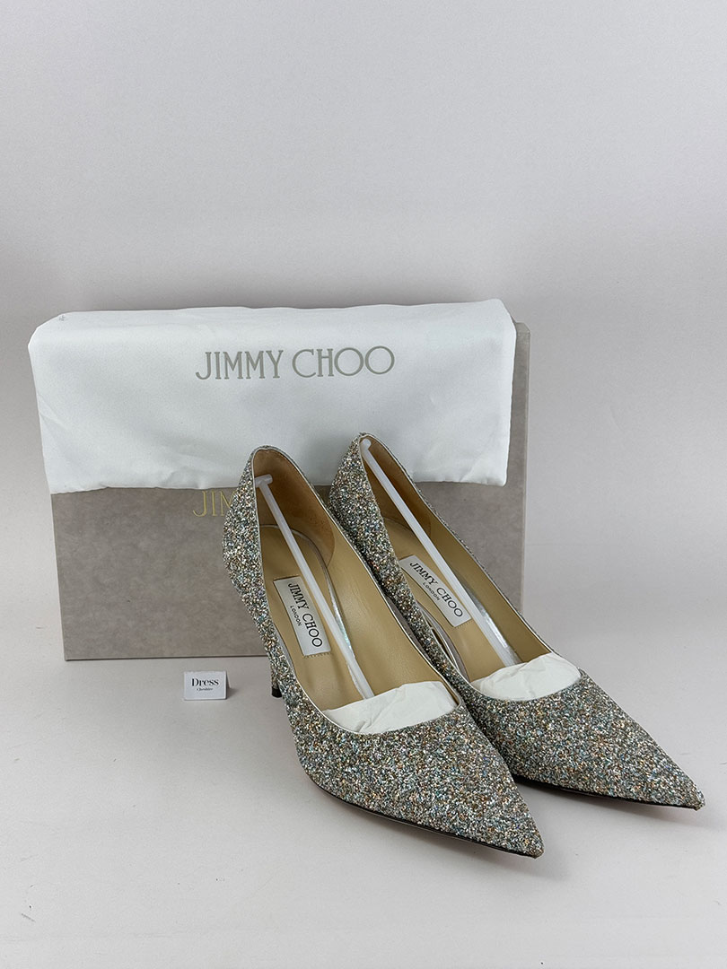 sparkly jimmy choo heels