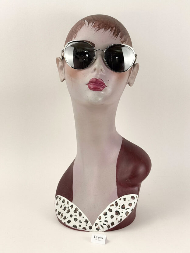 Chanel Mirrored Silver Sunglasses Boxed - Image 2