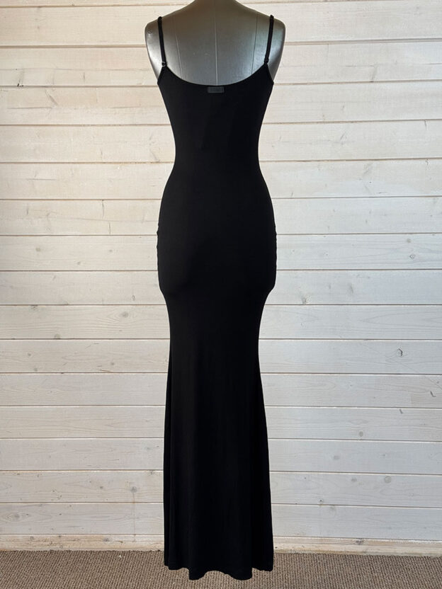 Pre-Owned Skims Long Black Dress/Slip Size L - Image 2