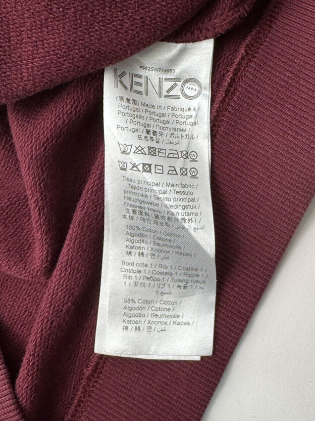 Kenzo Burgundy Jumper Size XS - Image 4