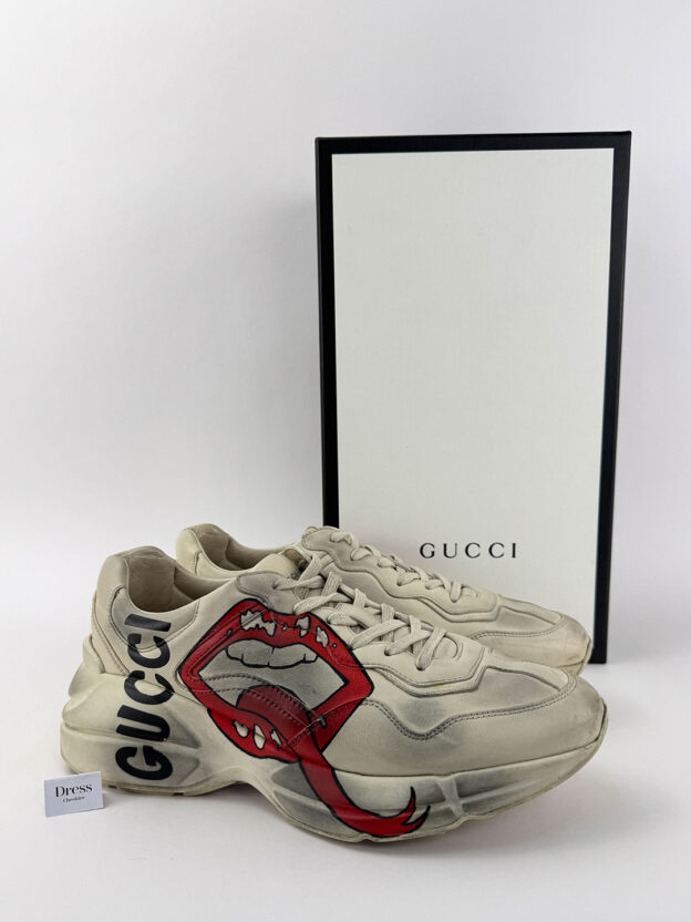 Gucci Rhyton Mouth Sneaker Size 40 (UK 7) - Image 7