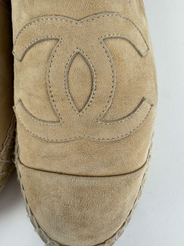 Chanel Beige Suede Espadrilles Size 41 (UK 8) - Image 5