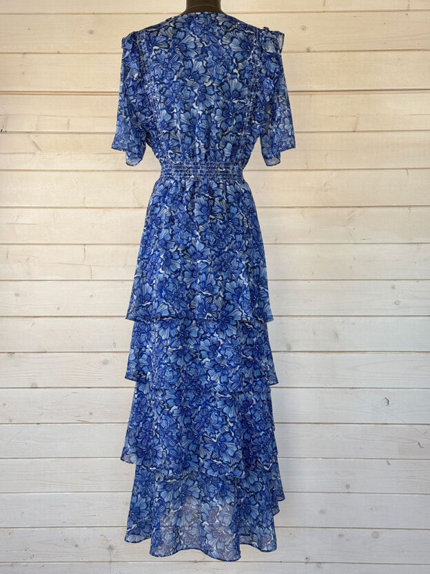 Hale Bob Blue Floral Dress Size M - Image 2