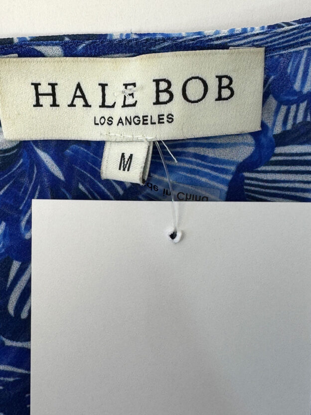 Hale Bob Blue Floral Dress Size M - Image 3