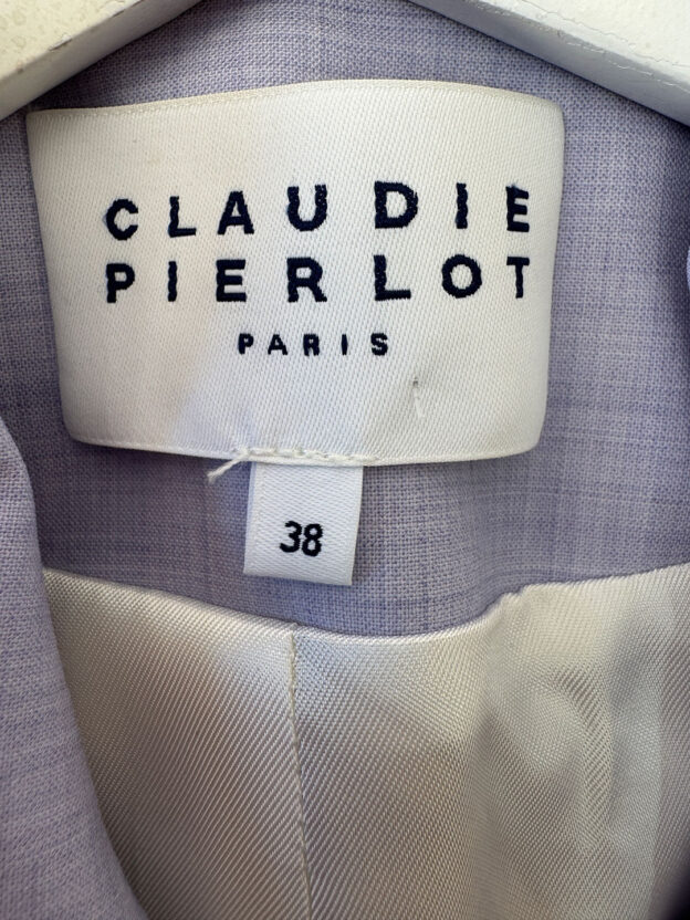 Claudie Pierlot Lilac Jacket Pearl Buttons Size 38 (UK 10) - Image 3