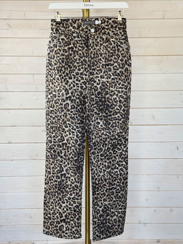 Pre-Owned Mint Velvet Leopard Print Jeans Size UK 8R