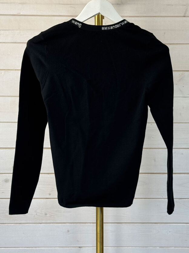 T by Alexander Wang Black Long Sleeve Top Size M - Image 2