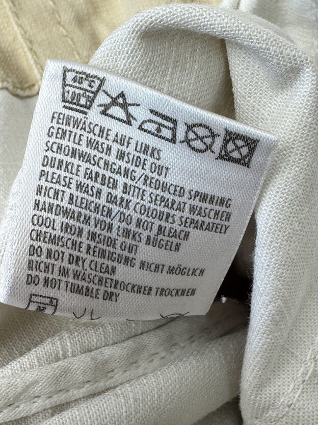 Escada Sport Beige Denim Jacket Size 36 - Image 3