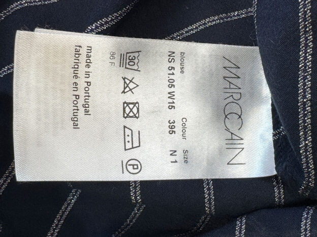 Marc Cain Sports Navy & Silver Shirt Size N1 (UK 8) - Image 4