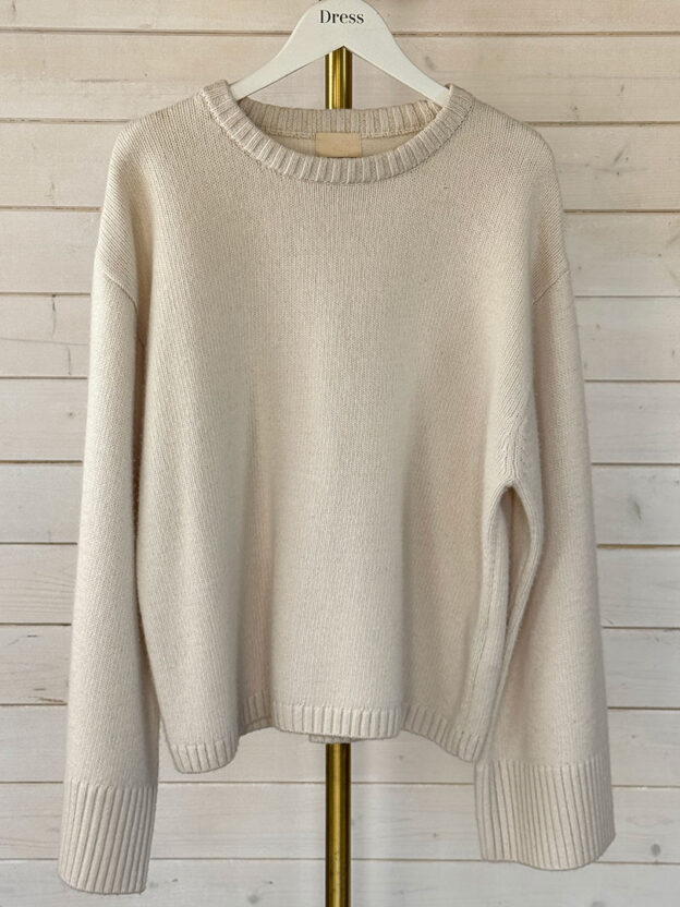 H&M Cashmere Cream Knit Jumper Size XS