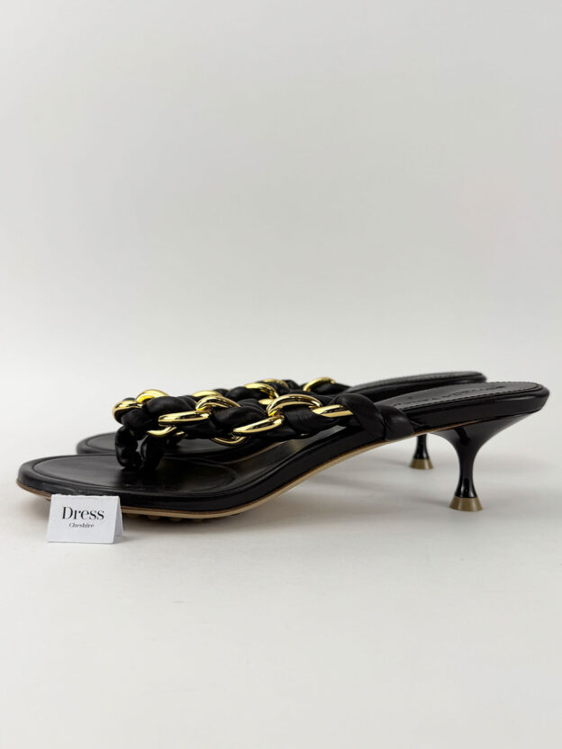 Bottega Veneta Dot 55 Braided Chain Strap Leather Strap Size 38 (UK 5). Feel like a UK 4 - Image 3
