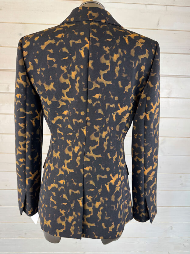 Pre-Owned Theory Black & Tan Blazer Size US 2 (UK 6) - Image 3
