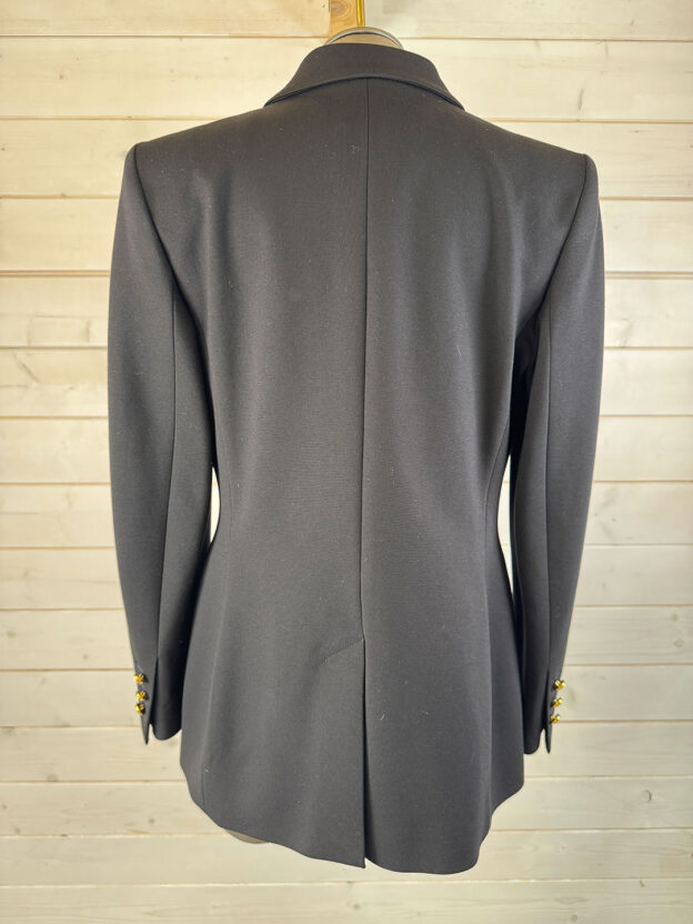 Escada Black Blazer Logo Lining Size 38 (UK 10) - Image 3