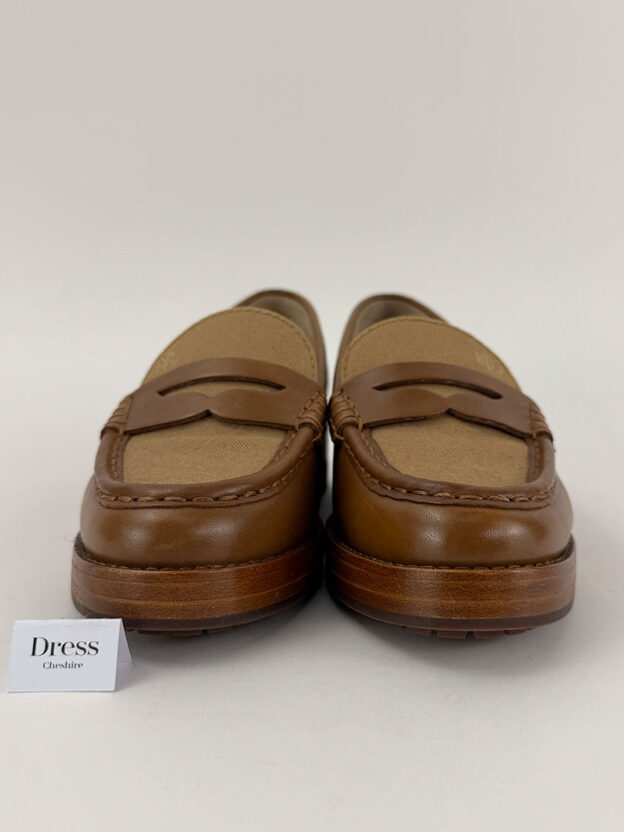 Ralph Lauren Tan Leather Loafers Size 36.5 (UK 3.5) - Image 2